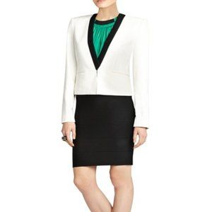 BCBG MAXAZRIA Guy Tuxedo Cropped Jacket